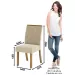 Mesa de Jantar 4 Lugares Keltin Nature/Off White/Linho - Bci Móveis