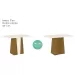 Mesa de Jantar 4 Lugares Keltin Nature/Off White/Linho - Bci Móveis
