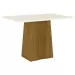 Mesa de Jantar 4 Lugares Keltin Nature/Off White/Linho - Bci Móveis