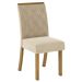 Mesa de Jantar 4 Lugares élida Nature/Off White/Linho - Bci Móveis