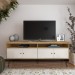 Rack para TV Até 60 Polegadas Liberty 4 Portas Carvalho/Off White - Artely