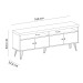 Rack para TV Até 60 Polegadas Liberty 4 Portas Carvalho/Off White - Artely