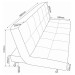 Sofá Cama Loft Reclinável Fume - Viero Móveis