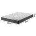Colchão Casal com Espuma D-33 138x188 Sleep Preto - Vian