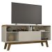 Rack para TV Até 55 Polegadas Lazuli 1 Porta Off White - Bechara Móveis