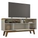 Rack para TV Até 55 Polegadas Lazuli 1 Porta Off White - Bechara Móveis