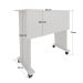 Mesa de Manicure Diamante Dobrável com Rodízio Branco - Pnr Móveis