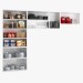 Cozinha de Aço Compacta Topázio 11 Portas 6 Prateleiras Branco/Preto - Telasul