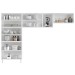 Cozinha de Aço Compacta Mirage New 11 Portas 6 Prateleiras com Vidro Branco - Telasul