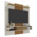 Painel para TV Até 65 Polegadas Lisboa 1 Porta Off White/Cinamomo - Móveis Bechara