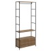 Closet Steel Quadra 2 Gavetas 1 Prateleira Vermont/Preto - Artesano