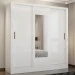 Guarda-Roupa Casal Santiago 3 Portas 3 Gavetas com Espelho Branco – Carioca Móveis