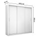 Guarda-Roupa Casal Clarice 3 Portas 4 Gavetas Branco - Pnr Móveis