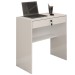Mesa Escrivaninha Yasmin 1 Gaveta com Chave Branco - Pnr Móveis