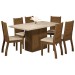 Mesa de Jantar 6 Lugares Vilagio Seda/Blonde/Nude - Viero Móveis