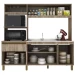 Cozinha Compacta Vitória New 6 Portas 1 Gaveta Carvalho/Off White – Jcarvalho
