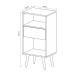 Estante para Livros Baixa 1 Gaveta Natural/Off White E1715 - Tecno Mobili