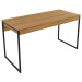 Mesa Escrivaninha 1 Gaveta Amendoa/Preto Me4156 - Tecno Mobili