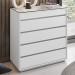 Cômoda Belize 5 Gavetas Branco - Casa D