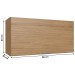 Armário Aéreo Cozinha 1 Porta 100% Mdf Naturalle Co9104 - Decibal Móveis