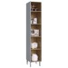 Paneleiro 1 Porta 4 Prateleiras 100% Mdf Griseo/Naturalle Co9103 - Decibal