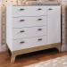 Cômoda Infantil Favo de Mel 1 Porta 4 Gavetas Branco - Completa Móveis