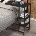 Mesa de Canto Fit 2 Prateleiras Preto - Art Panta