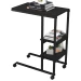 Mesa de Canto Fit 2 Prateleiras Preto - Art Panta