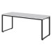 Mesa Escrivaninha Kuadra Branco Chess/Preto 15425 - Compace
