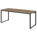 Mesa Escrivaninha Kuadra Carvalho/Preto 15425 - Compace
