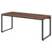 Mesa Escrivaninha Kuadra Nogal/Preto 15425 - Compace