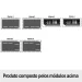 Cozinha Completa àgata 10 Portas 4 Gavetas Preto Fosco - Panorama Móveis
