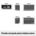 Cozinha Compacta Aline 7 Portas 2 Gavetas Preto Fosco - Panorama Móveis