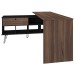 Mesa Escrivaninha Dubai 1 Porta Ipe/Preto - Artany
