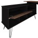 Mesa Escrivaninha Dubai 1 Porta Ipe/Preto - Artany