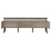 Rack para TV Até 75 Polegadas com Led Lumina 2 Portas Pinho/Off White - Artely