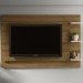 Painel para TV Até 65 Polegadas 3 Prateleiras Natural/Off White Pl3002 - Tecno Mobili
