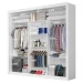 Guarda-Roupa Casal Valencia 3 Portas com Espelho Branco - Carioca Móveis