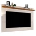 Painel para TV Até 50 Polegadas Vivare New 1 Prateleira Off White/Freijo - Giga Móveis