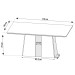 Mesa de Jantar 6 Lugares Milion Seda/Nude/Off White - Viero Móveis