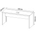 Conjunto Home Office 4 Peças com 1 Mesa, 1 Estante, 1 Gaveteiro e 1 Armário para Escritório Preto - Pnr Móveis