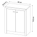 Conjunto Home Office 4 Peças com 1 Mesa, 1 Estante, 1 Gaveteiro e 1 Armário para Escritório Preto - Pnr Móveis