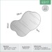 Espelho Decorativo Orgânico 89cm 100% Mdf Preto Fosco Es17 - Dalla Costa