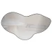 Espelho Decorativo Orgânico 90cm 100% Mdf Preto Fosco Es20 - Dalla Costa