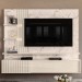 Estante para TV Até 65 Polegadas Atena 2 Portas Calcada/Off White - Madetec