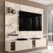 Estante para TV Até 65 Polegadas Atena 2 Portas Calcada/Off White - Madetec