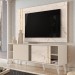 Rack com Painel para TV Até 65 Polegadas Cronos 2 Prateleiras Calacata/Off White - Madetec
