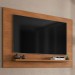Painel para TV Até 60 Polegadas Safira 1 Prateleira Cedro- Casa D