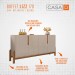 Balcão Buffet Lizz 4 Portas Off White/Cedro 050518 - Casa D