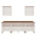 Cozinha Completa Iluminata 9 Portas 1 Gaveta Branco/ébano - Genialflex